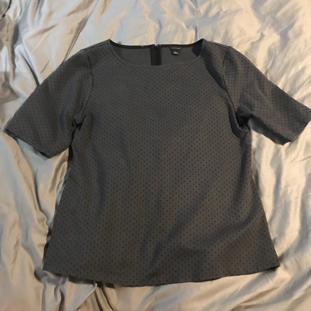 Ann Taylor - Ponte knot blouse